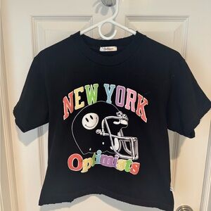 Madhappy New York Optimist Boxy Black Tee